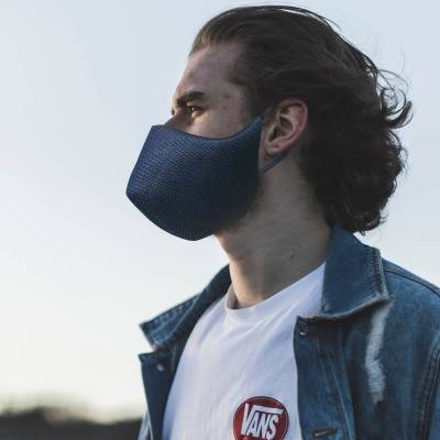 Armour Blue Face Mask