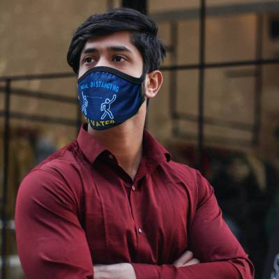 Social Distancing Face Mask