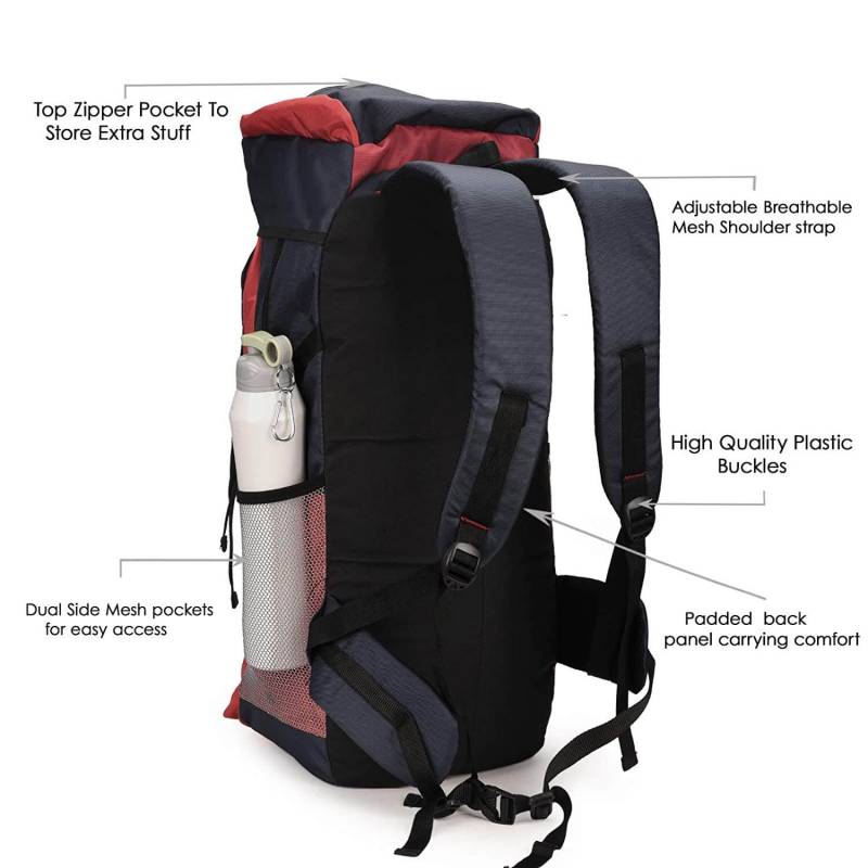Ruck Trekking Bag In Red The Ligo Store